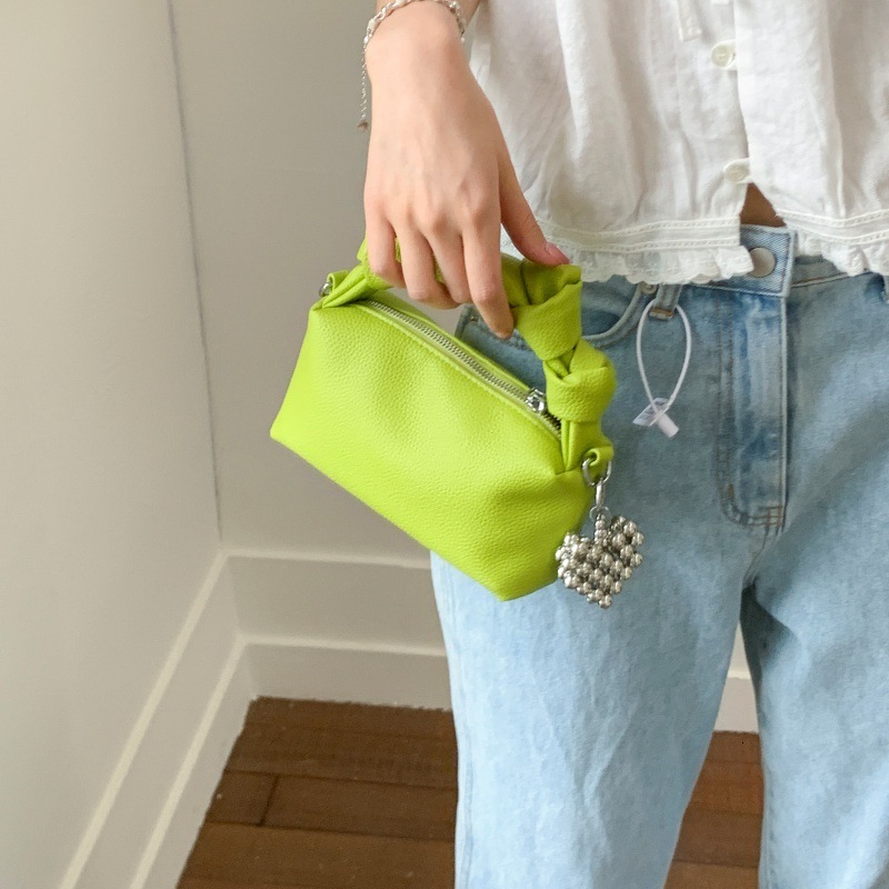 designer Minimalist Lychee Texture Underarm Small Bag for Women 2025 New Summer Trendy Fashion Handbag Versatile Shoulder Crossbody Bag