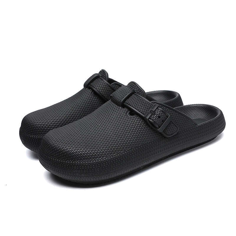 2025 New EVA Cushioning Slippers Women Trendy Closed-Toe Outdoor Non-Slip Beach Sandals for Men