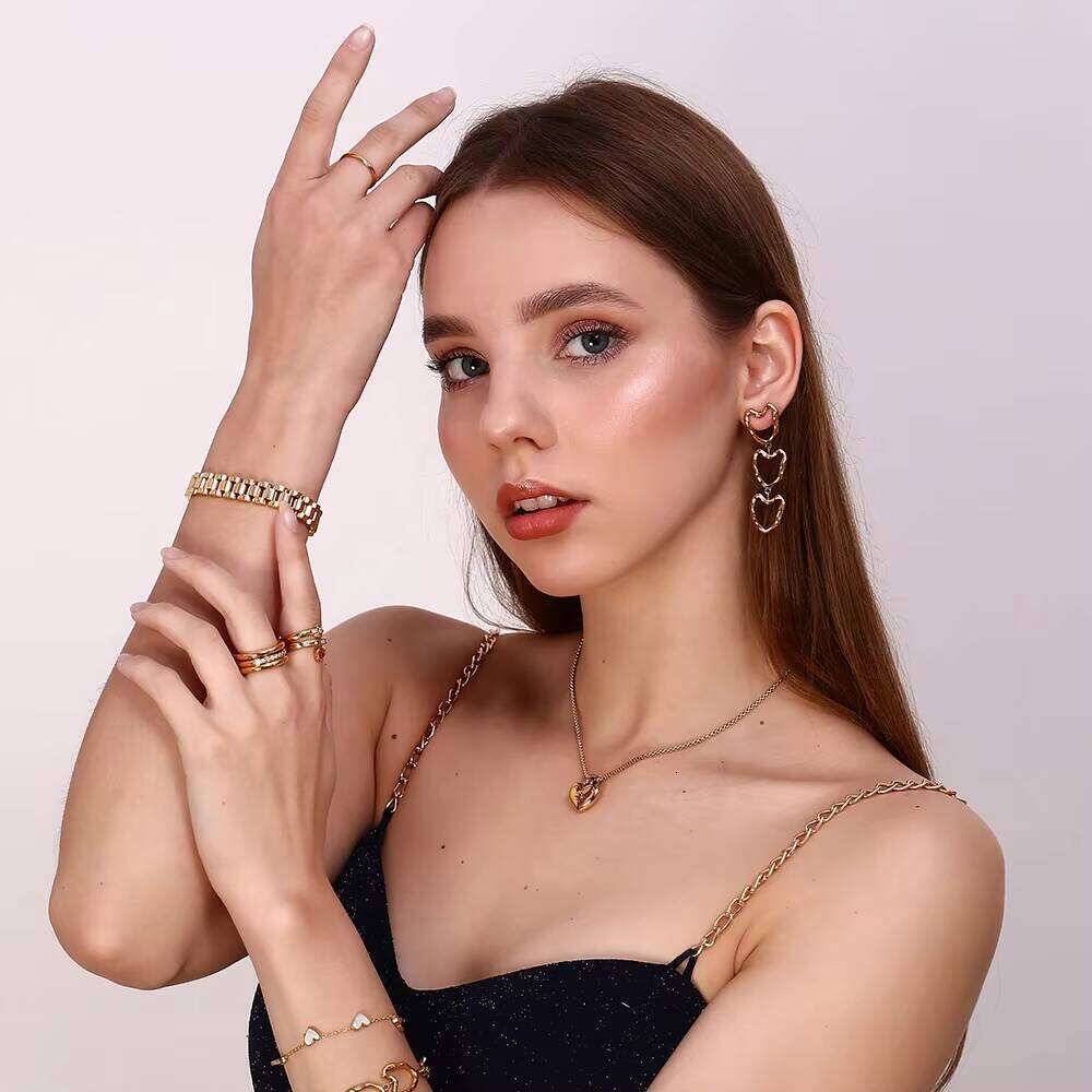 Dreamshow Waterproof Watch Strap Gold-Plated Stainless Steel Titanium Matte & Bracelet