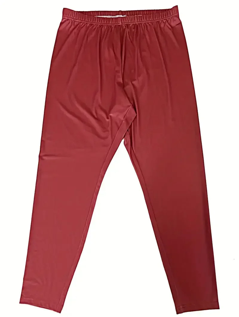 Plus Size 1XL5XL Womens Solid Chic Set Crew Neck Casual TwoPiece Tank Top Slim Pants Ladies Comfortable Clothing 250603