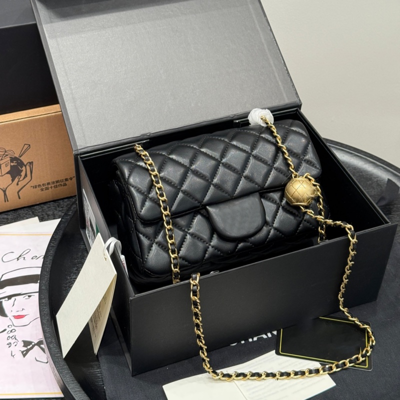 Designer bag Lambskin Golden Globe Chain Messenger bag Women Shoulder bag Luxury Leather Purse Handbag Sleek design crossbody sac luxe wallet