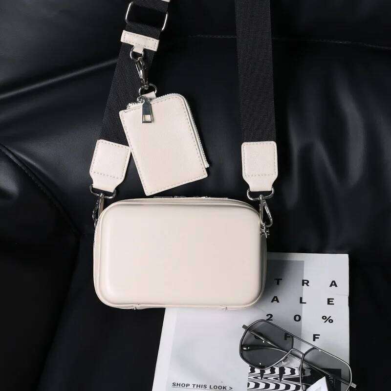 Fashion Box Shape Bags Brand Design Crossbody Shoulder Men Trendy 2 In 1 Small Square Bag Male Handbag