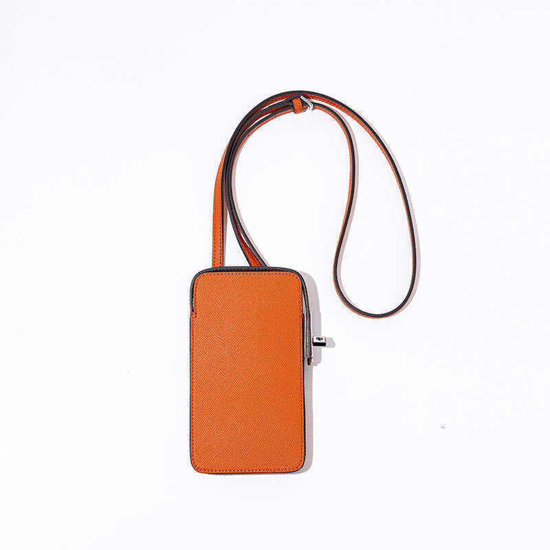Crossbody bag Mini Bag New Fashion Versatile Lock Buckle Phone Palm Print Genuine Leather Box Simple Solid Color For Women