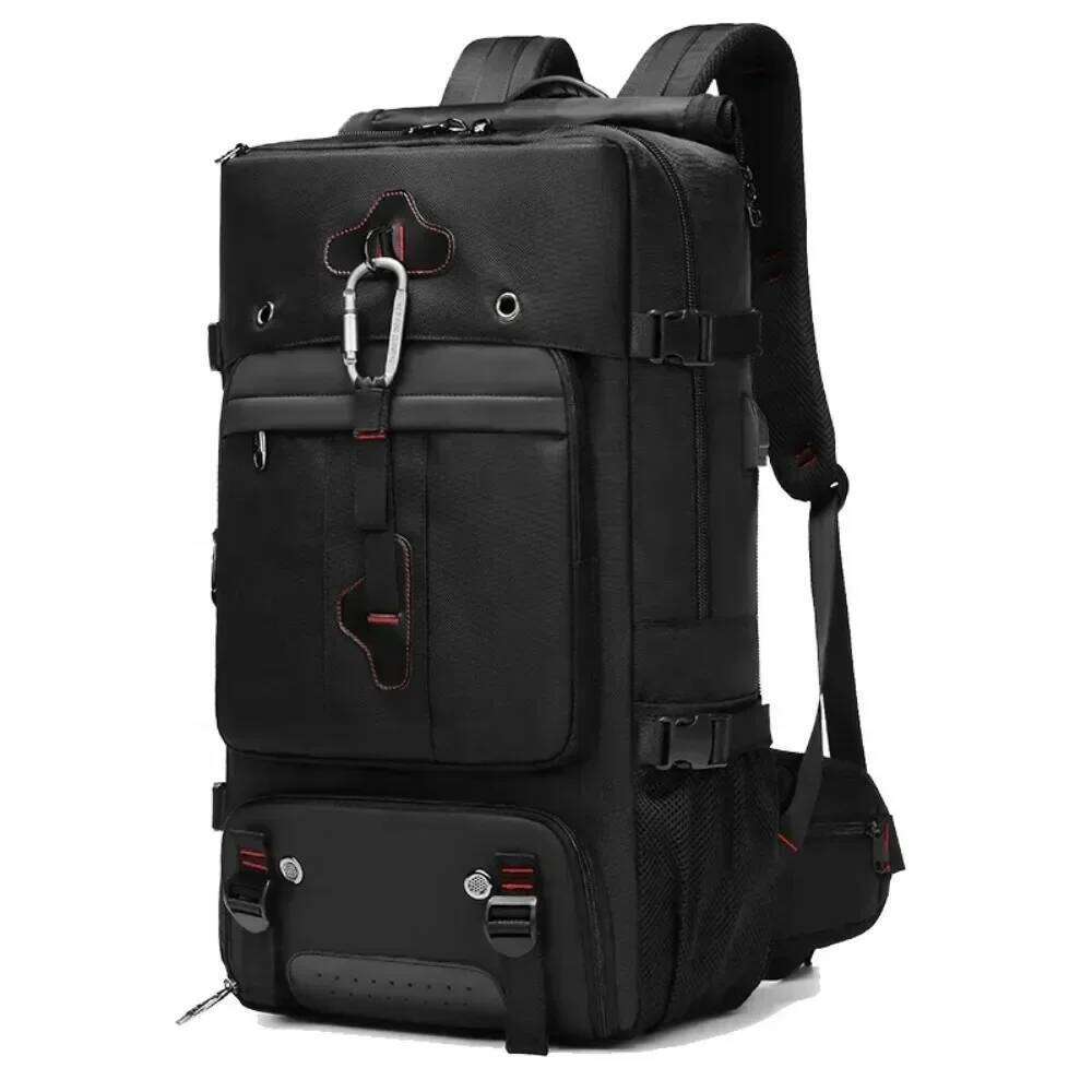 15.6/17.3/18" Travel Men Business School Expandable USB Bag Large Capacity Laptop Waterproof Fashion Backpack