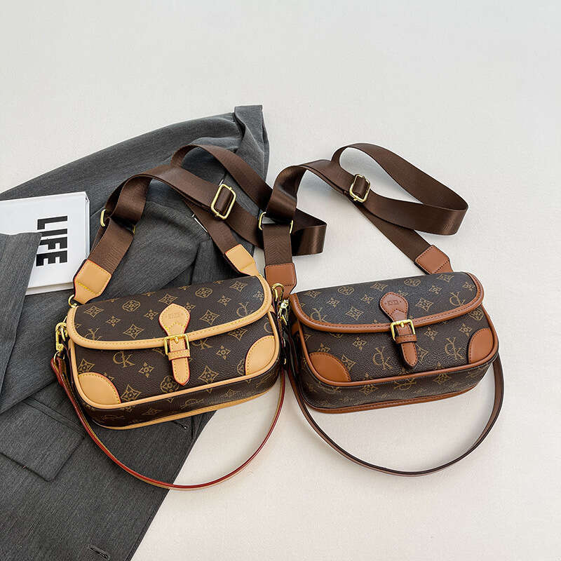 2025 New Luxury Small Square Printed Fashion Crossbody Large Capacity Commuter Shoulder Bag for Women