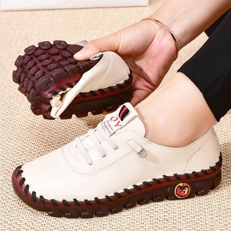 fashion 2025 Casual Men Women Plus Size Flat Perforated Breathable Upper Large Ing Style Daily Outdoor Shoes