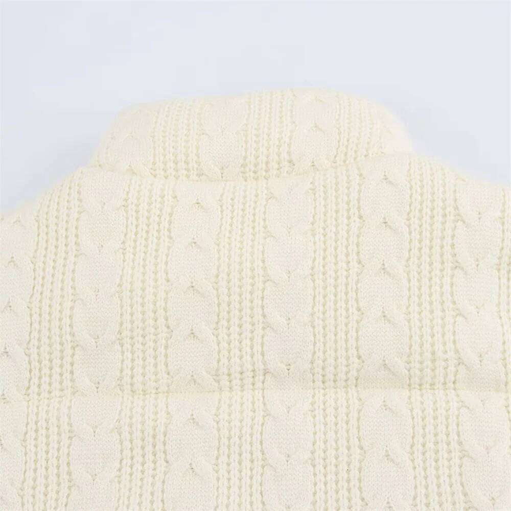 RARF High Collar Breadwear Cotton Clothes Knitted Thick Jacket Coat Autumn/Winter New Women's Clothing