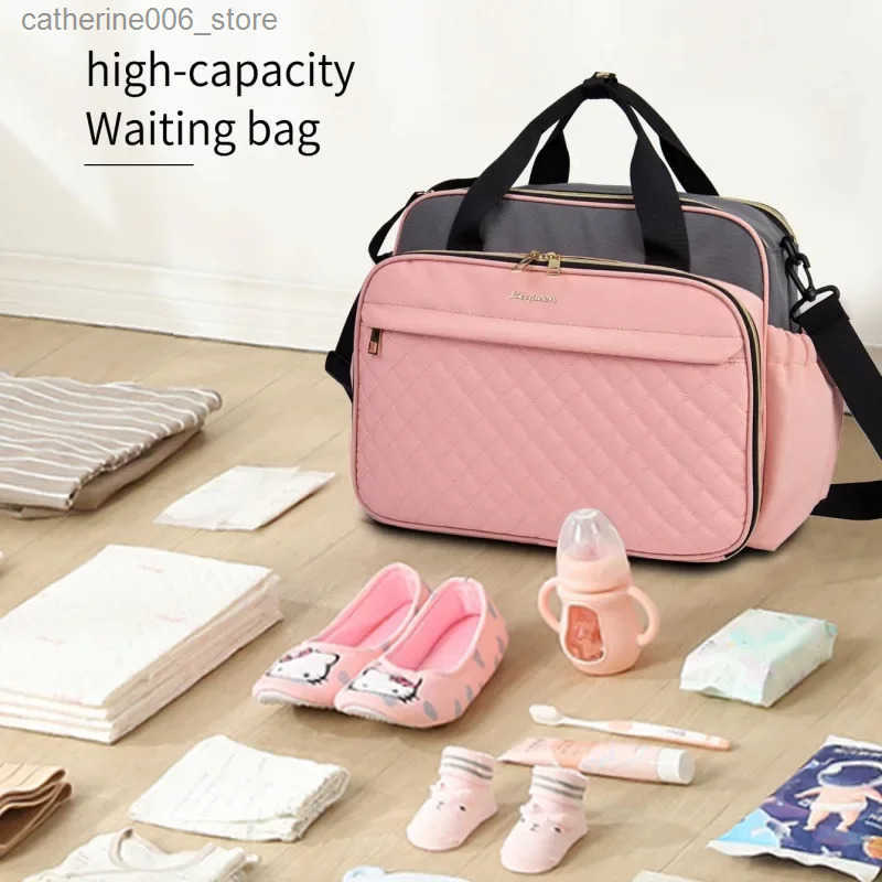 Multifunctional Maternity Mother Baby Stroller Bags New Style Waterproof Diaper Bag Black Large Capacity Travel Bag y250609OB8W