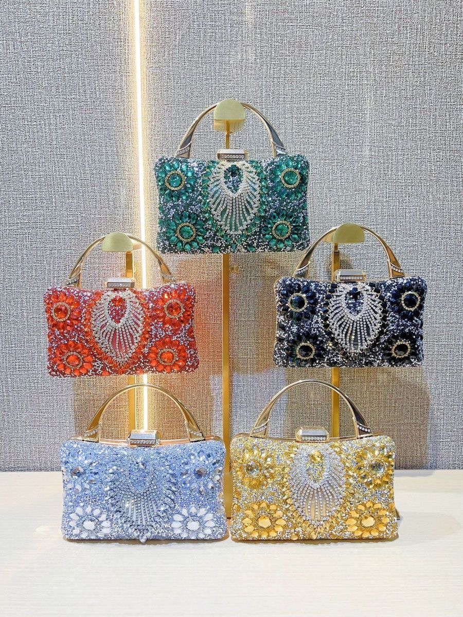 Bohemian-style English Print Bucket Bag, Linen Material Crossbody Bag