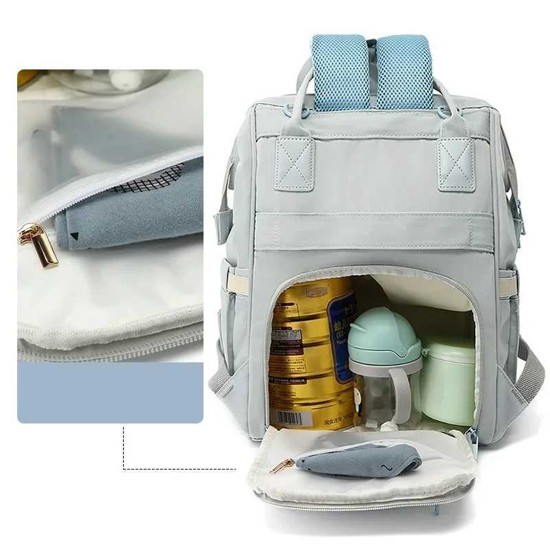 Mummy Bag Backpack Waterproof Multi Colors Storage Handbag Outdoor Travel Mommy Maternity Bag For Baby Stuff 2 Layers y250609X3GX