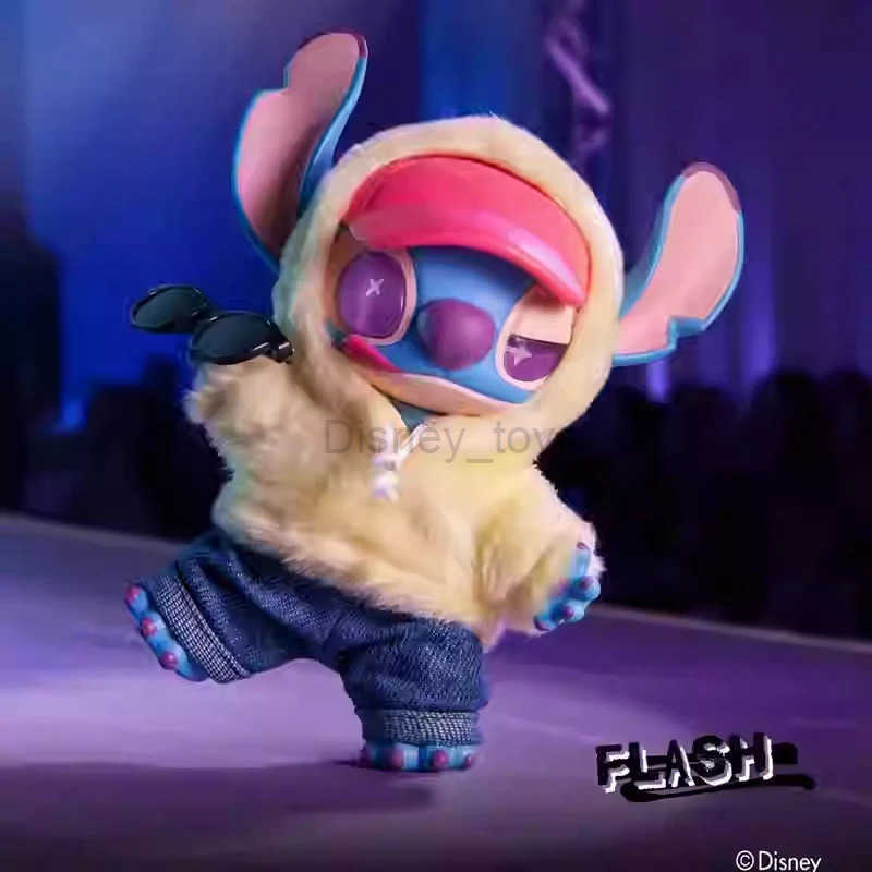Disney Genuine Disney Stitch Gen Z Street Series Vinyl Blind Box Joint Movable Stitch Model Backpack Pendant Birthday Gift Y250613