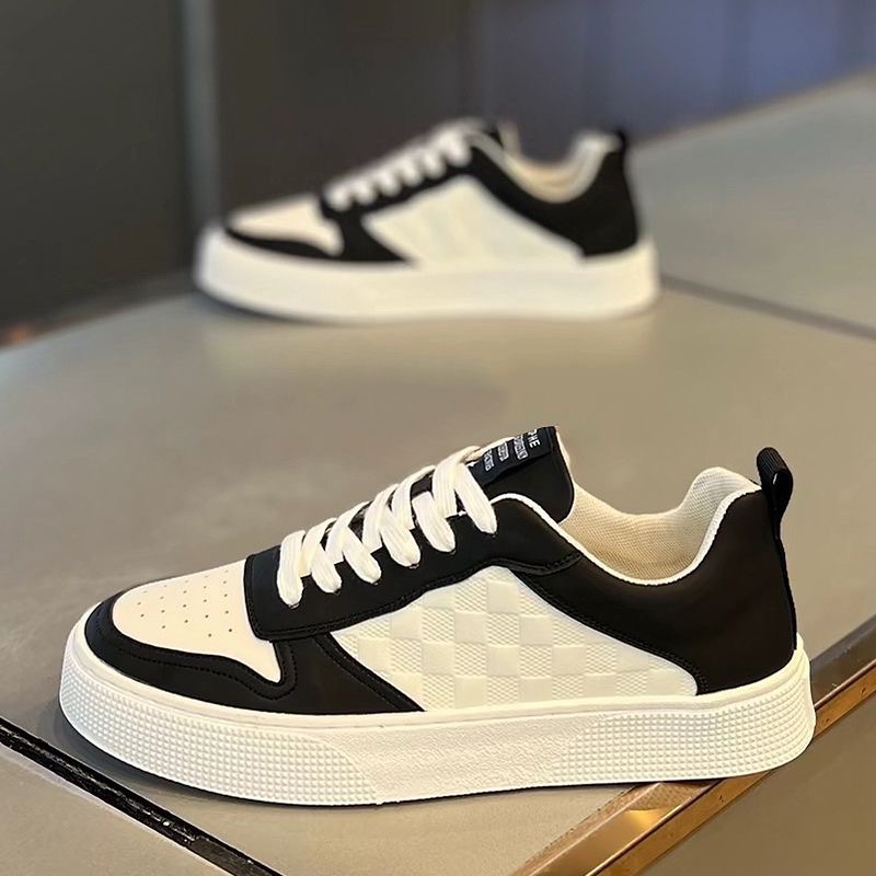 Free shipping New casual shoes men board shoes fashion classic comfortable breathable sports shoes black white
