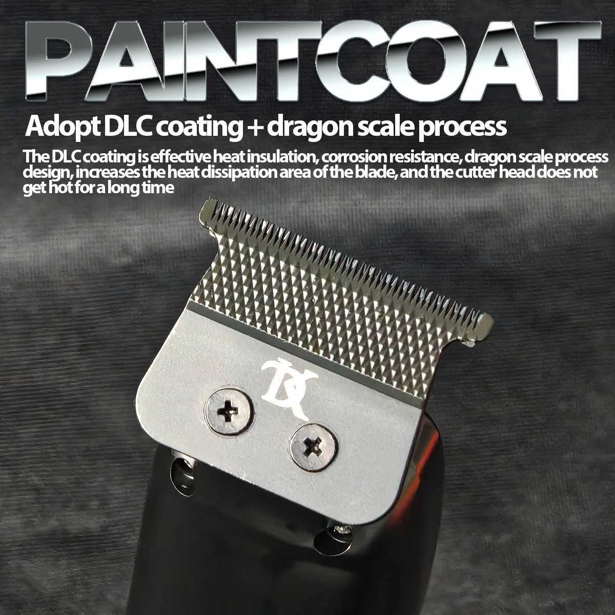 Professional Electric Hair Clipper DK 079 Hair Trimmer DK078 with Base Brushless Motor 7200RPM Barber Metal Machinery DLC Blade W250609