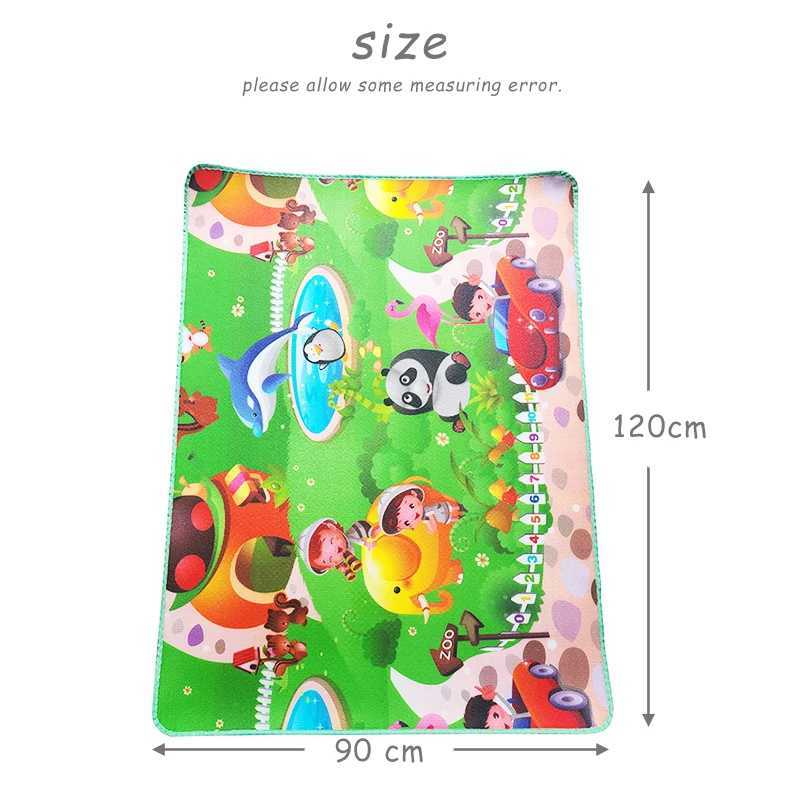 120*90cm Baby Play Mat EPE Activity Gym Kids Crawling Mats Carpet Baby Game Carpet for Children Rug Floor Newborns Eva Foam Toys y250609JKX6
