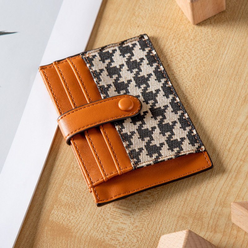 High Quality New Free Delivery Design Bag Millennium Pavilion Women's Ultra-thin Small Bag 2025 New Single Card Clip Compact Multi Slot Portable 