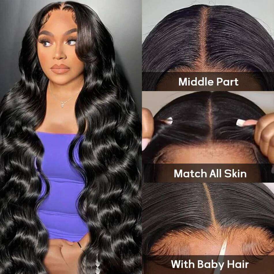 Body Wave Wigs Glueless 30 Inch Lace Front Human Hair 5x5 Hd Frontal 4x4 Brazilian Closure Wig Perruque Cheveux Humains
