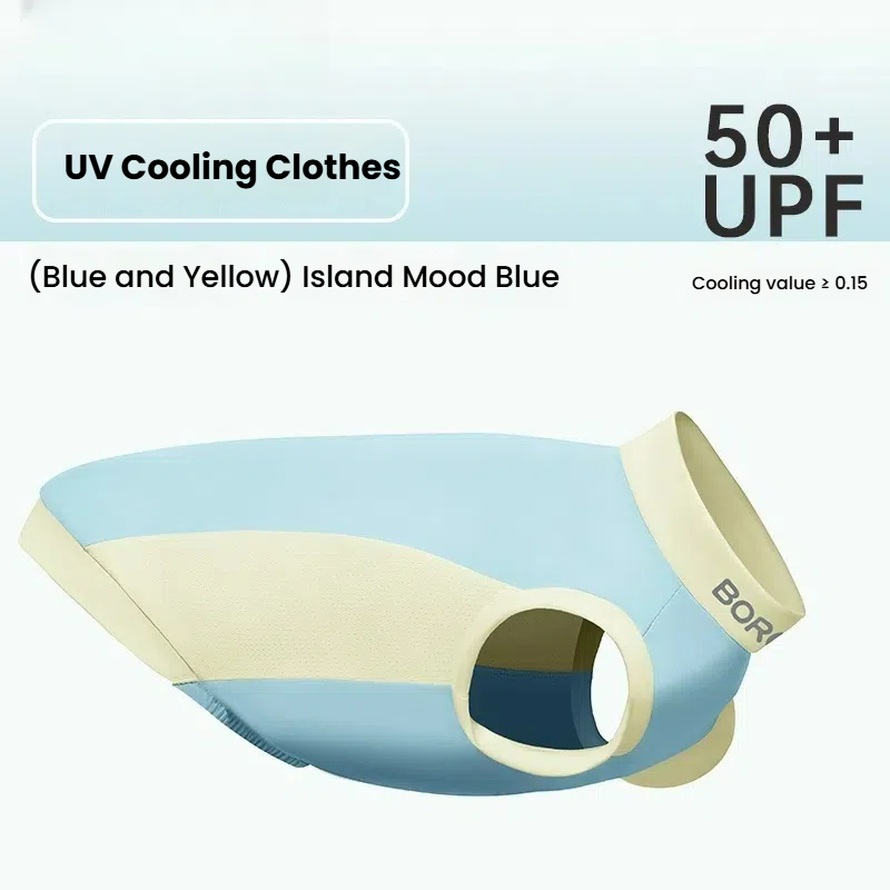 UV Cooling Dog Clothes with UPF 50+ Sun Protection - Full Body & Vest Styles Available