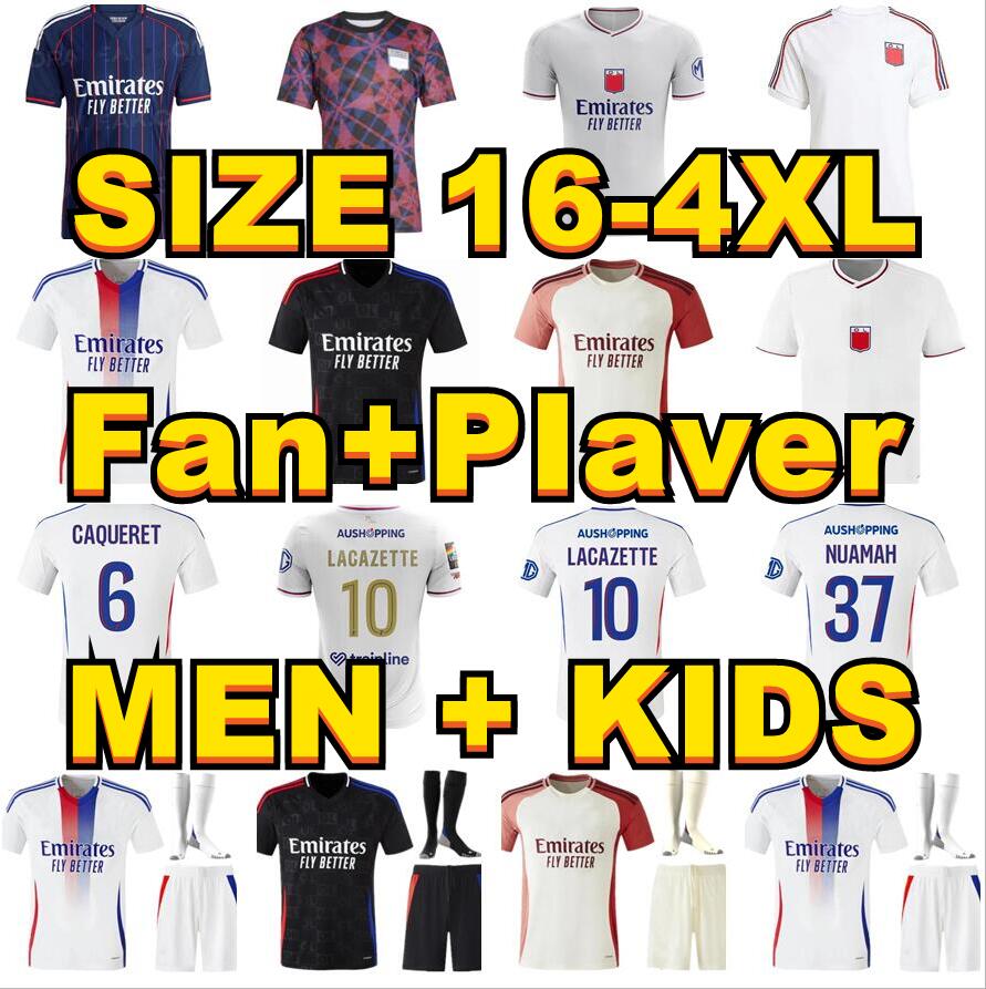 24 25 26 Maillot de foot lyon Soccer Jersey 2025 2026 Lyonnais TOLISSO OL AOUAR CHERKI MIKAUTADZE 75-year-anniversary 00 01 02 08 09 11 12 football shirts Player version