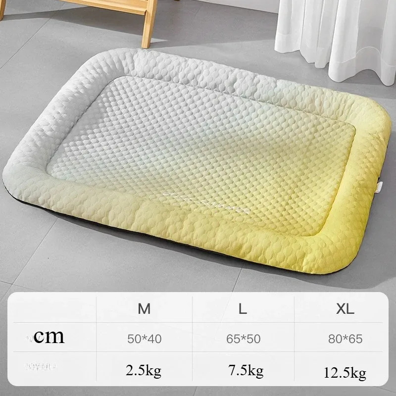 Summer Pet Ice Silk Dog Bed Cooling Pad for Dogs Cats Cool Nest Mat 250609