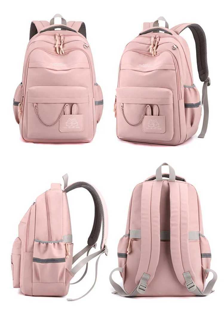Girls School Bag for Kids Purple School Backpack for Girls Children Pink Bookbag Primary Students Gift Large Capacity Backpack y250609IQ1I