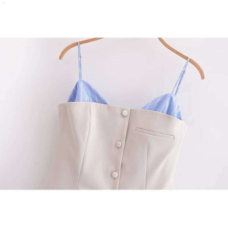 Dresses Summer 2025 New Chic Patchwork Tube Top Slim Mini Elegant Holiday Women's Street Fashion Youth Dress