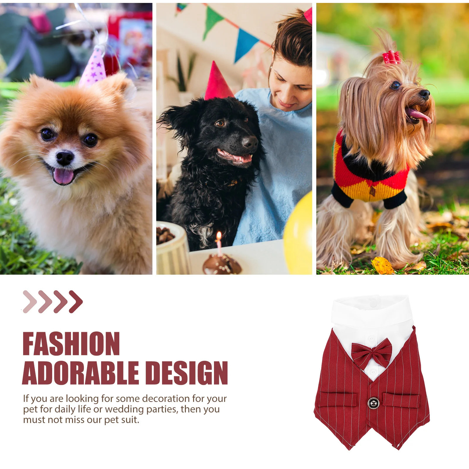 Clothes for Pets Apparel Puppy Halloween Dog Outfits Large Medium Polyester Tuxedo Blue Shirt 250609