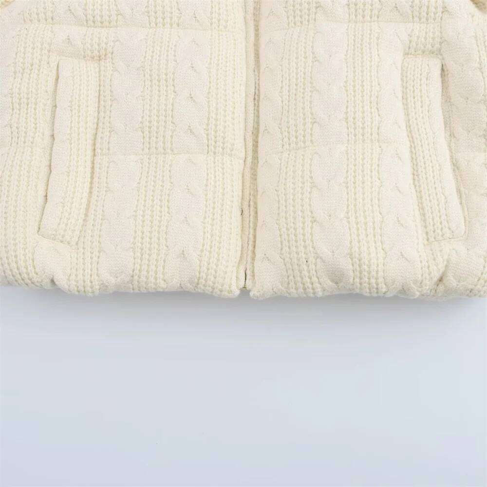 RARF High Collar Breadwear Cotton Clothes Knitted Thick Jacket Coat Autumn/Winter New Women's Clothing