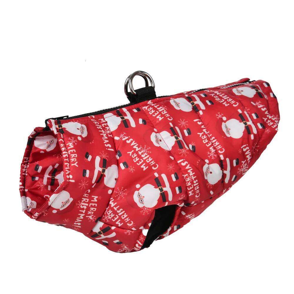 Christmas Clothes For Small Medium Dogs et Cats Vest Winter Warm Coat New Year Festival Costume Puppy Apparel Pet Outfits