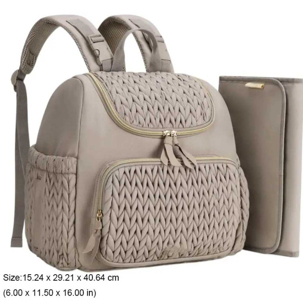 New Large Capacity Mommy Bag Lightweight Fashion Baby Diapers Organizer Diaper Bag for Women y250609EEV4