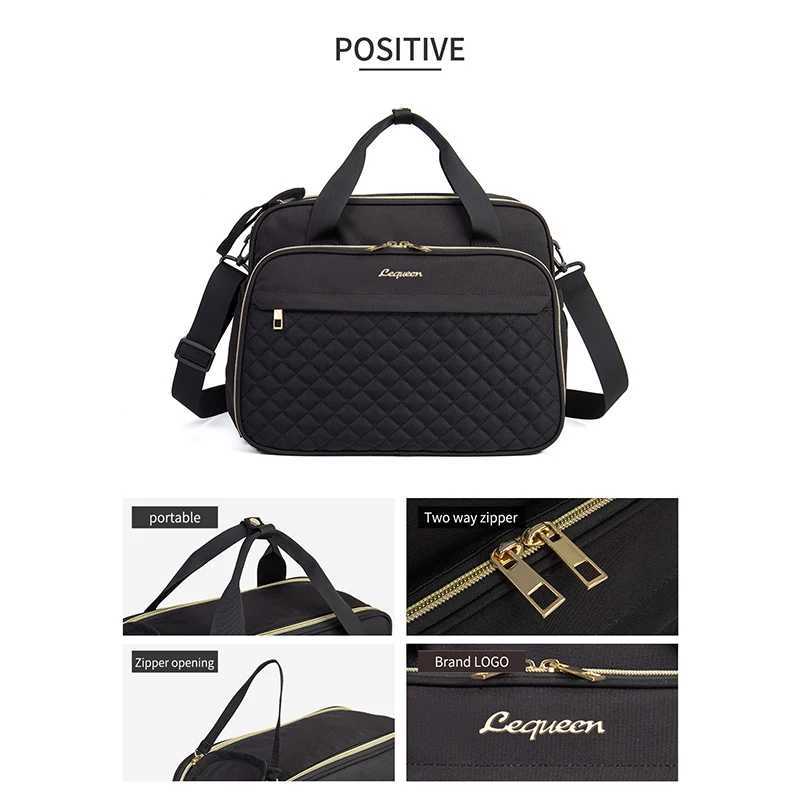 LEQUEEN Baby Diaper Bag Large Capacity Bag for Moms Baby Stroller Organizer Travel Mother Maternity Bags for Baby Women Handbag y250609HB2G