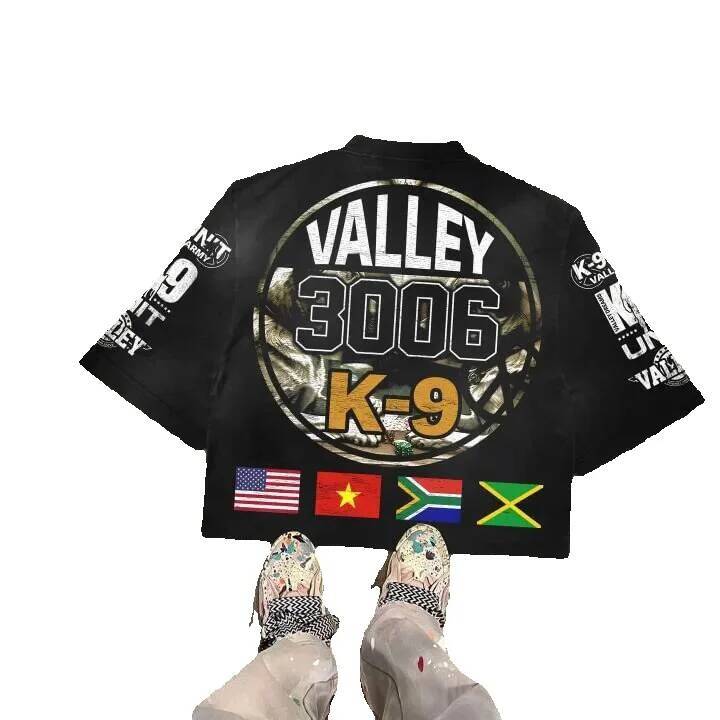Vintage Warzone Valley Dream Graphic T-Shirt 100% Cotton, Cropped Cotton Men's T-Shirt, Summer Trends
