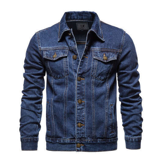 luanyunNew Jacket Casual Youth Fashion Workwear Denim Coat Men's Clothing luanyun
