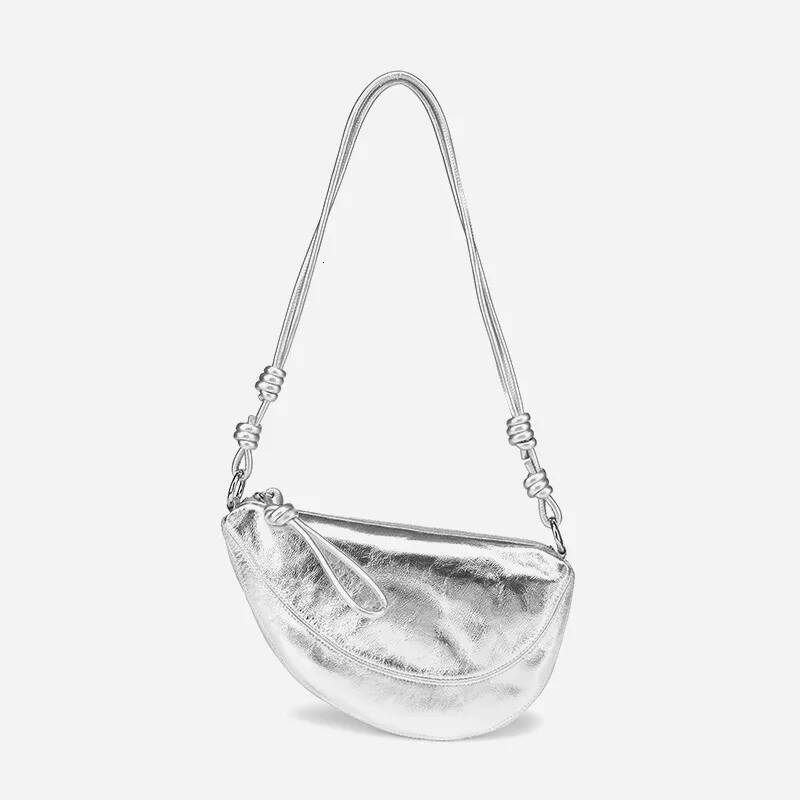 Jonlily Women Genuine Leather Shoulder Female Handbag Totes Small Saddle Casual Crossbody Bag Daybag Purse -Kg1496