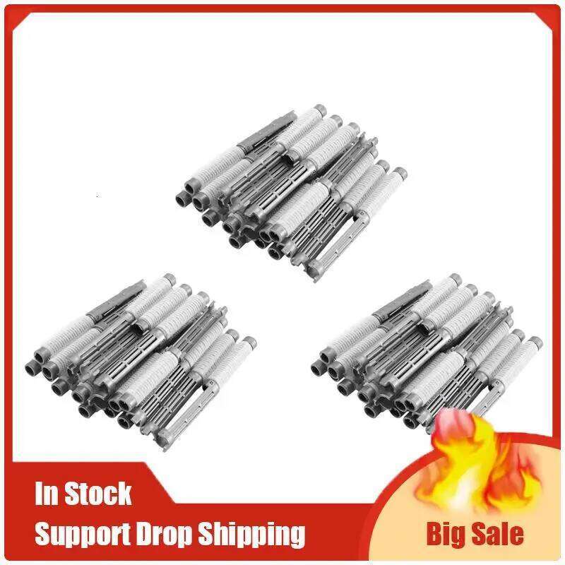 Top Deals 60Pcs Perm Rods Styling Bars DIY Clip Perming Rod Hair Roller Curler Salon Hairdressing Tool Kit