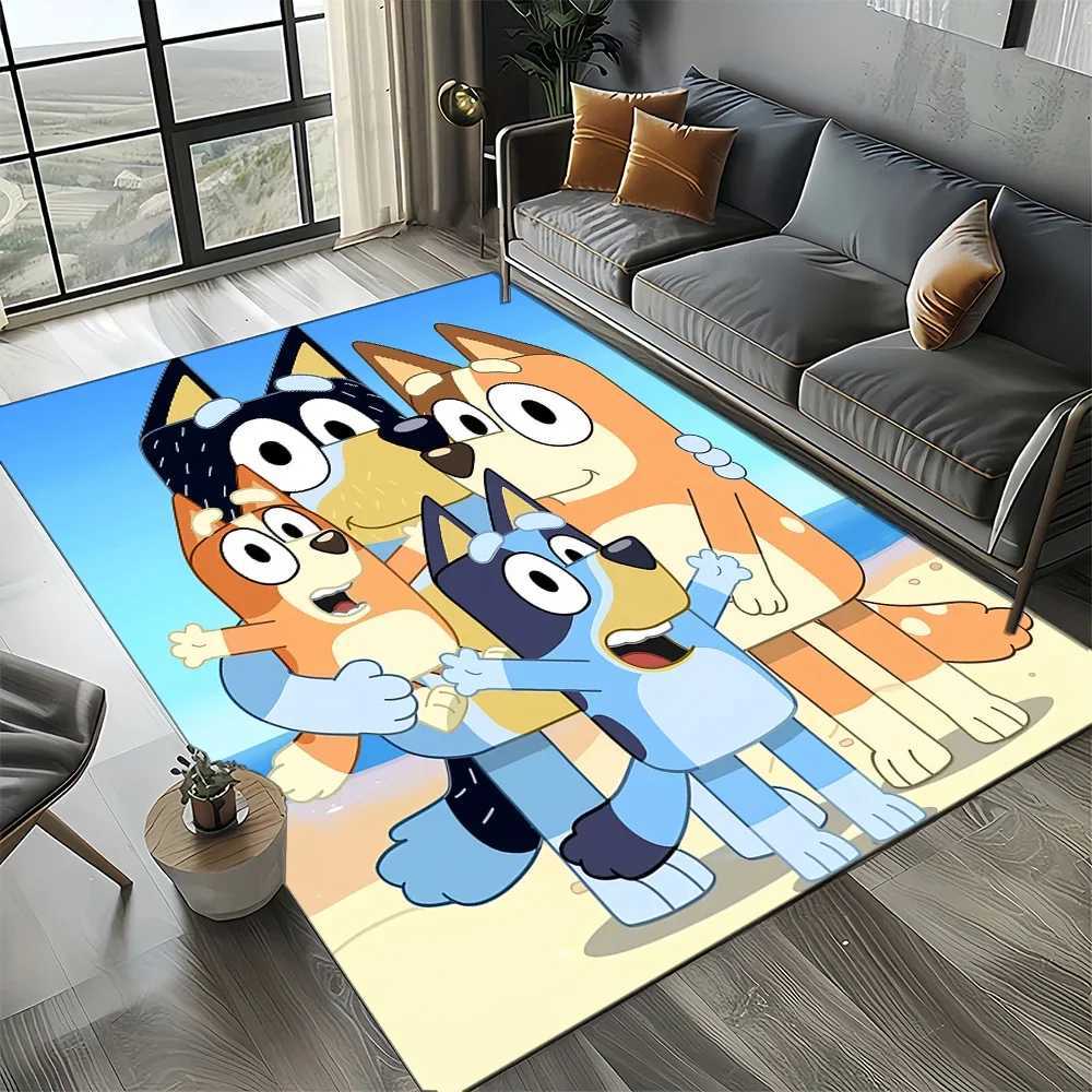 27 Style New B-Blueys Family 3D Cartoon Dog Carpet Rug for Living Room Bedroom Home Sofa Decoration Kids Play Non-slip Floor Mat y250609KMD8