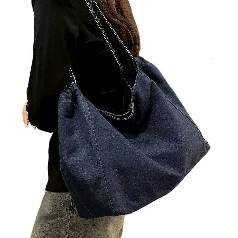 Hot Selling Denim Female Large-Capacity New Spring And Summer Hundreds Of Hobo Chain Shoulder Bag Senior Sense Tote Bags Designer Bags