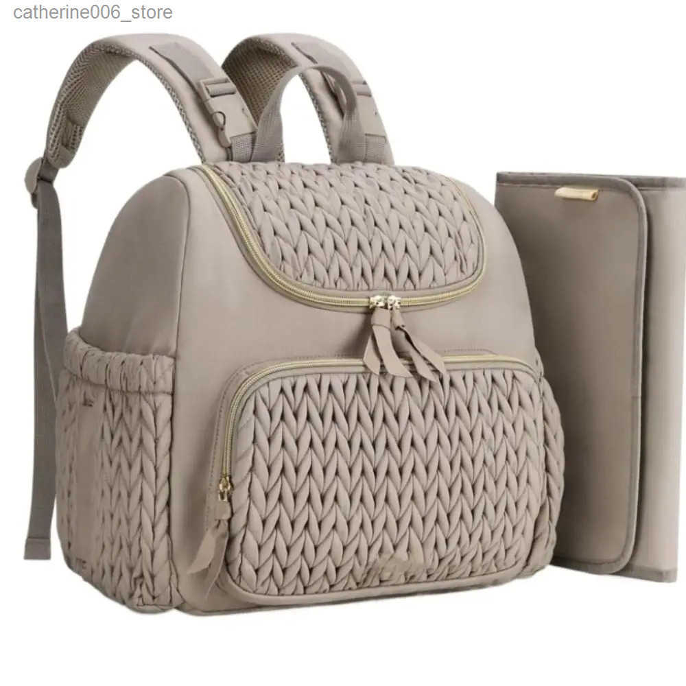 New Large Capacity Mommy Bag Lightweight Fashion Baby Diapers Organizer Diaper Bag for Women y250609EEV4