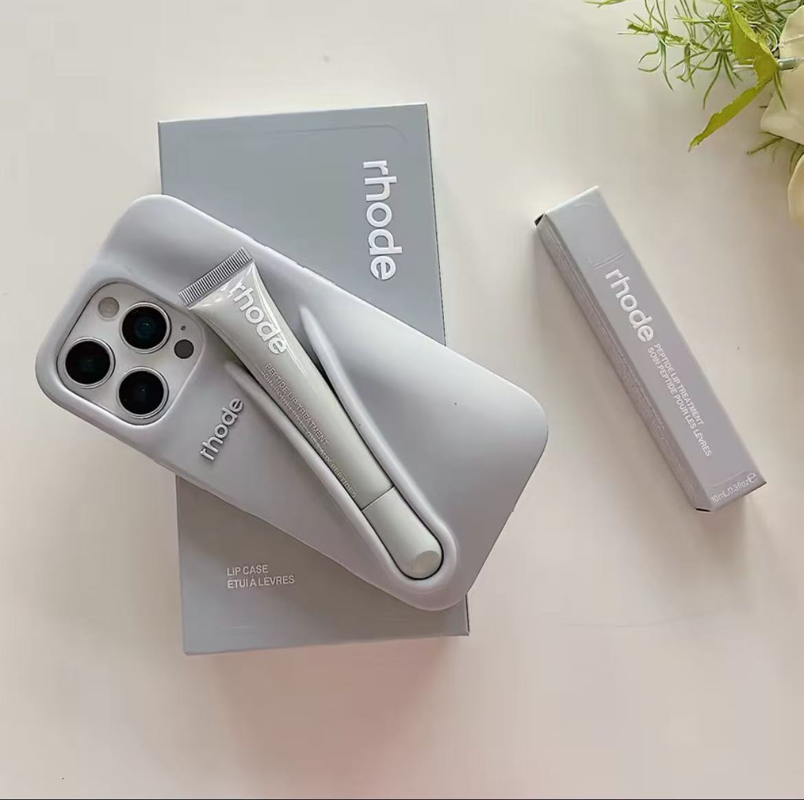 Trendy Original Rhode Silicone Case For IPhone 16E 16 15 Plus 14 13 12 11 Pro Max Toast Ribbon Raspberry Gray Rose Protect Cover