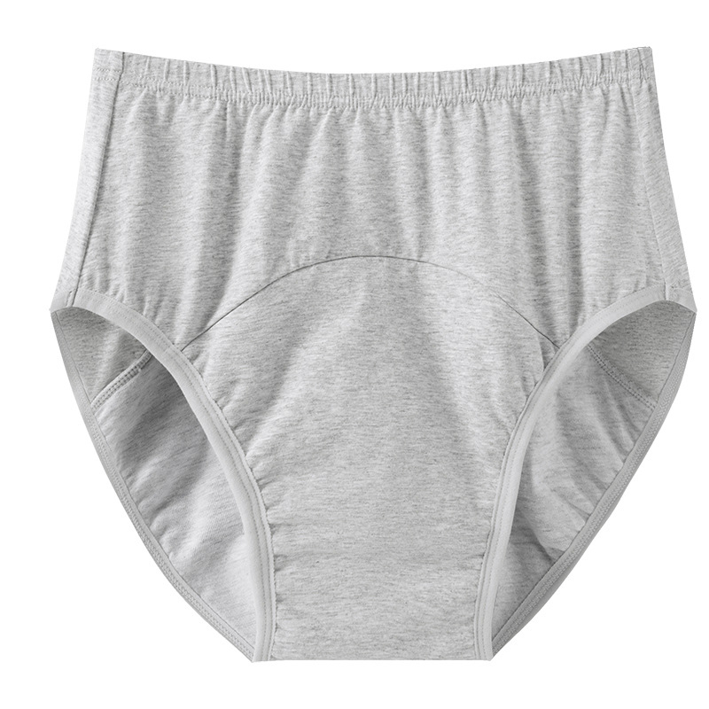 Men's and women's physiological pants leak proof and incontinence proof underwear, washable pure cotton pull-up pants, anti side leakage dia