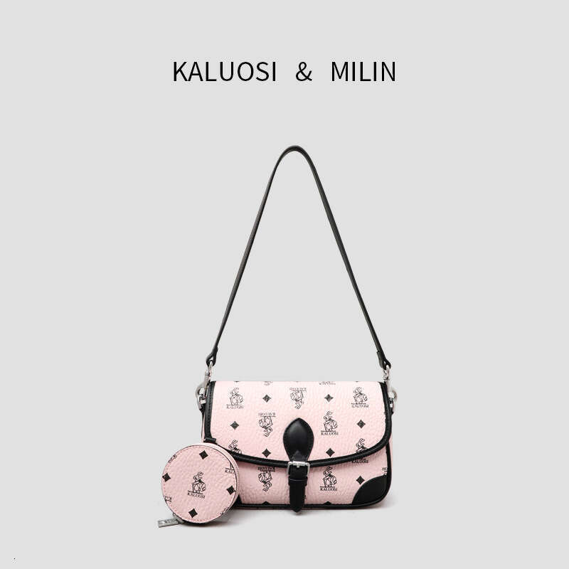 2025 Summer New Bunny Small Square Korean Style Casual Shoulder Simple Fashion Versatile High-end Crossbody Bag