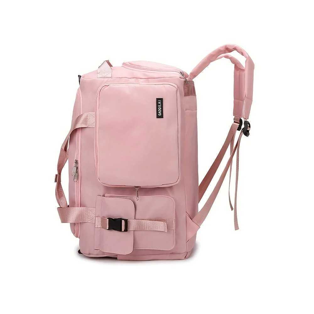 Travel Bag Large Capacity Dry and Wet Separation Student Portable Luggage Travel Storage Bag Fitness Bag Training Bag y250609ISC1