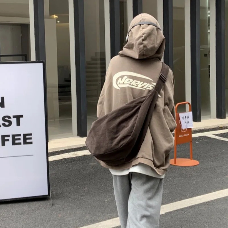 Vintage Womens Bag Large Capacity Shoulder Bag Solid Color Simple Casual Bag Retro Handbags 250523