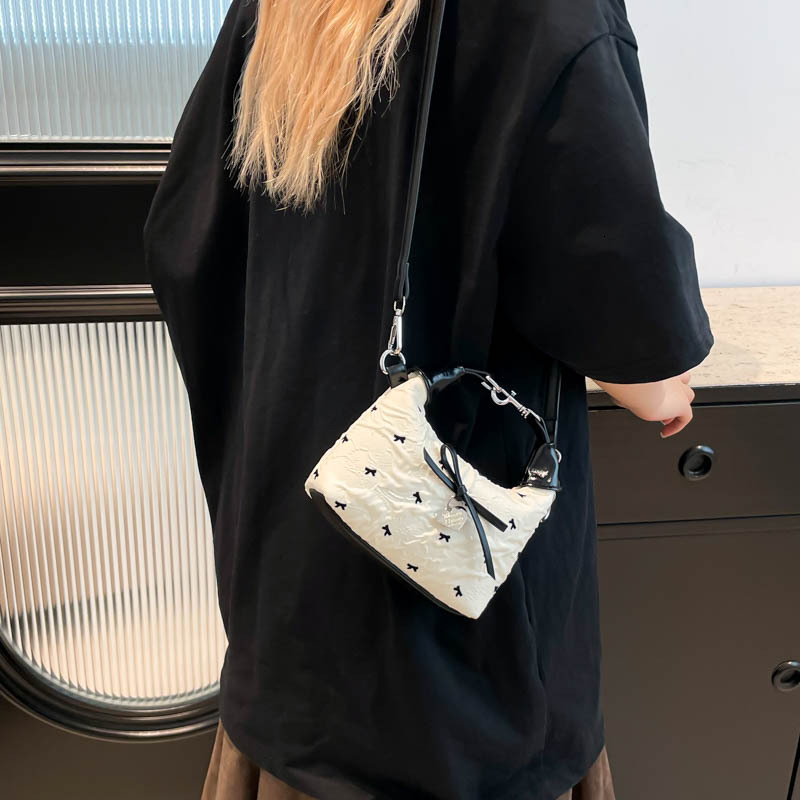 designer Niche Color-Block Mini Bag for Women 2025 New Fashion Versatile Crossbody Bag Sweet Cool Girl Handheld Bucket Smal