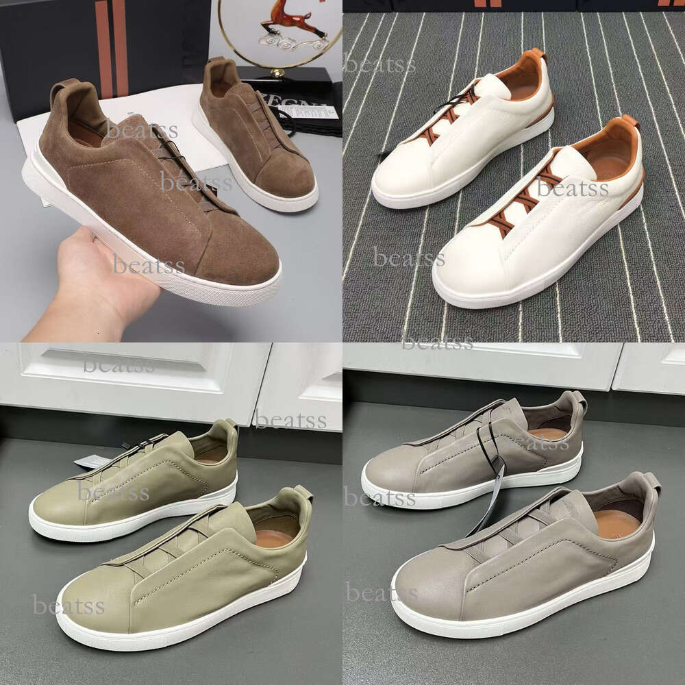 2025 new designer Shoes quality mens business casual social leather lightweight Trainers chunky sneakers formal trainers Lace-up outdoor shoes