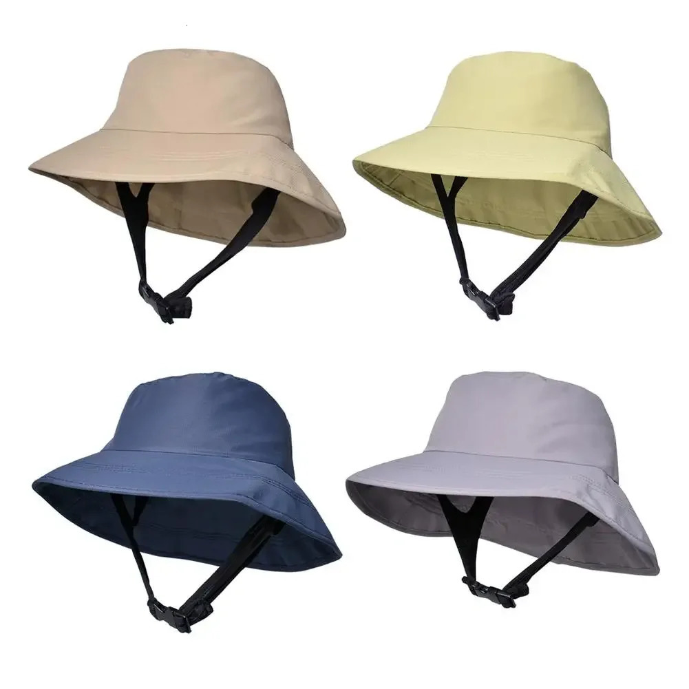 Sunscreen Surfing Cap Womens Mens Wind-proof And UV-proof Sun Hat Summer Light Breathable Outdoor Wide Brim Fisherman Hats 250606