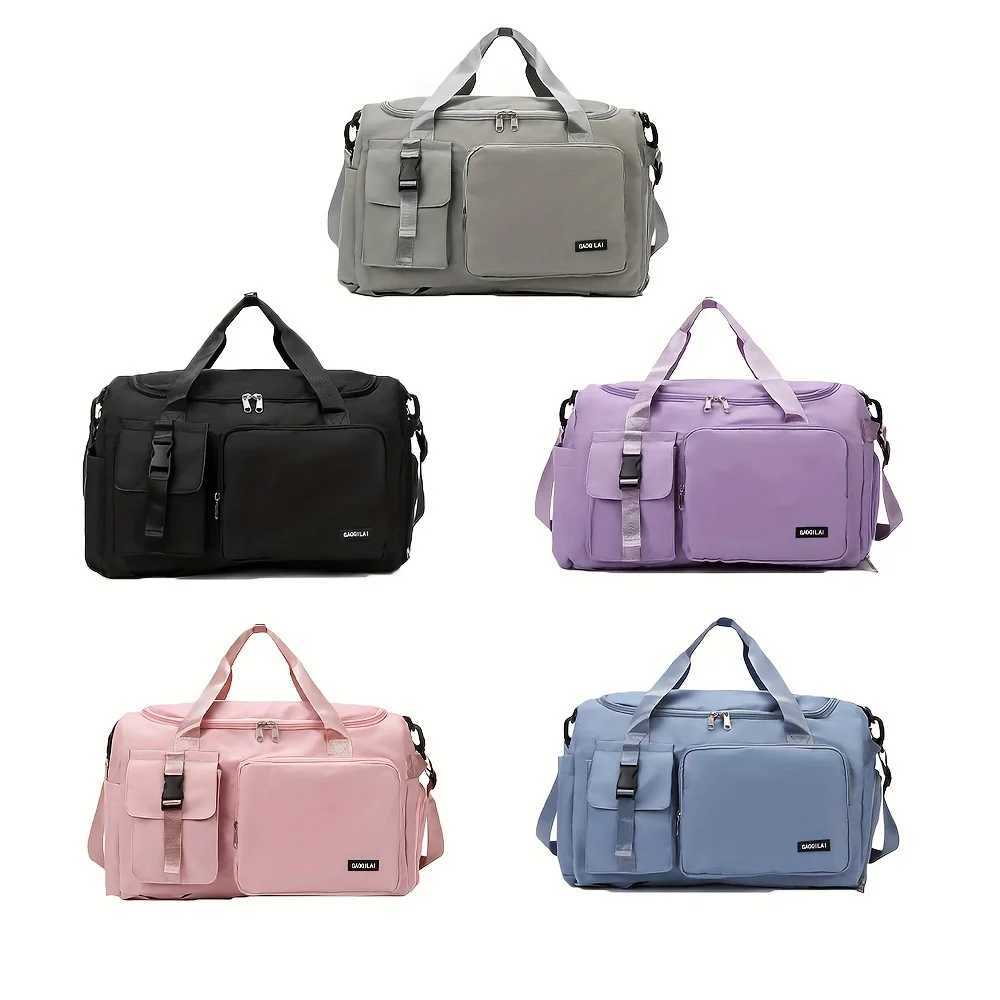 Travel Bag Large Capacity Dry and Wet Separation Student Portable Luggage Travel Storage Bag Fitness Bag Training Bag y250609ISC1