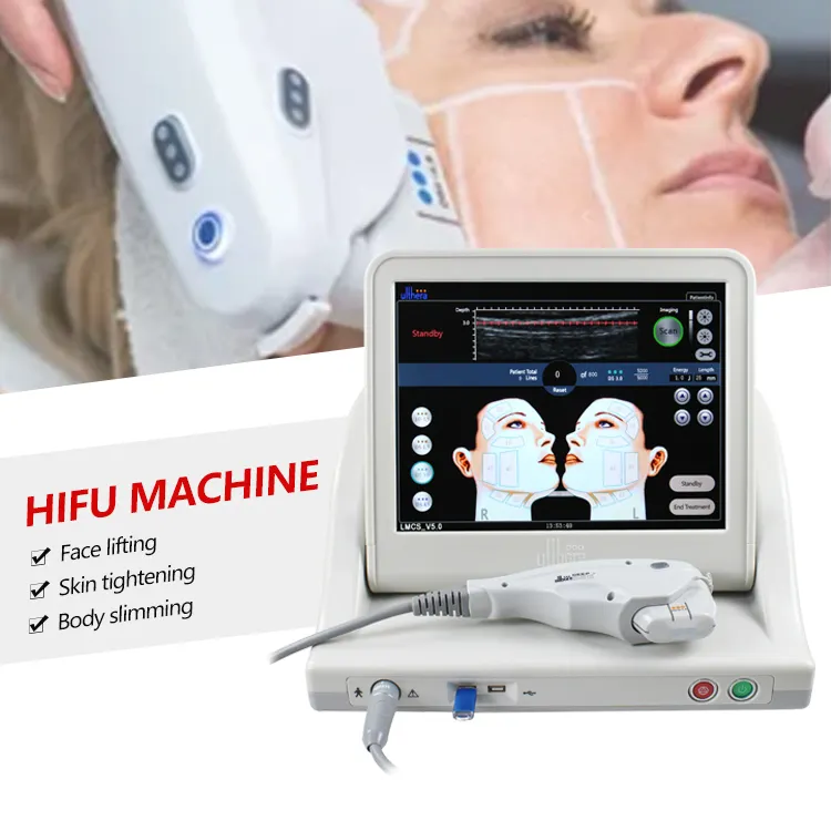 Portable 10000 Shots Korea HIFU High Intensity Focused Ultrasound Hifu Machine HIFU Face Lift Korea HIFU Cellulite Reduction Slimming