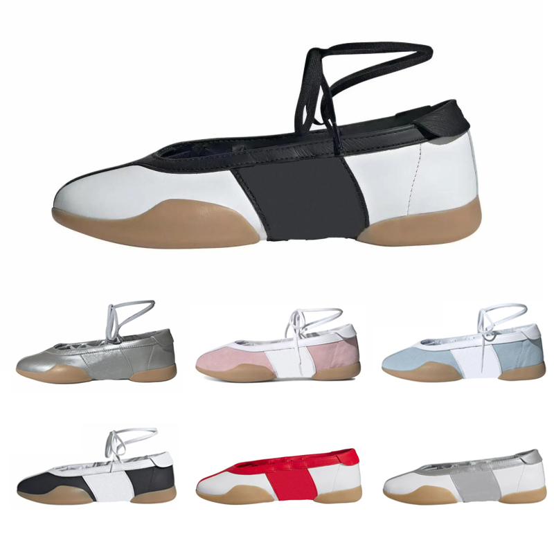 Taekwondo Mei Ballet Designer Femmes Chaussures décontractées Black Blanc Silver Metallic Gum Clear Pink Clear Sky Better Scarlet Women Fashion T