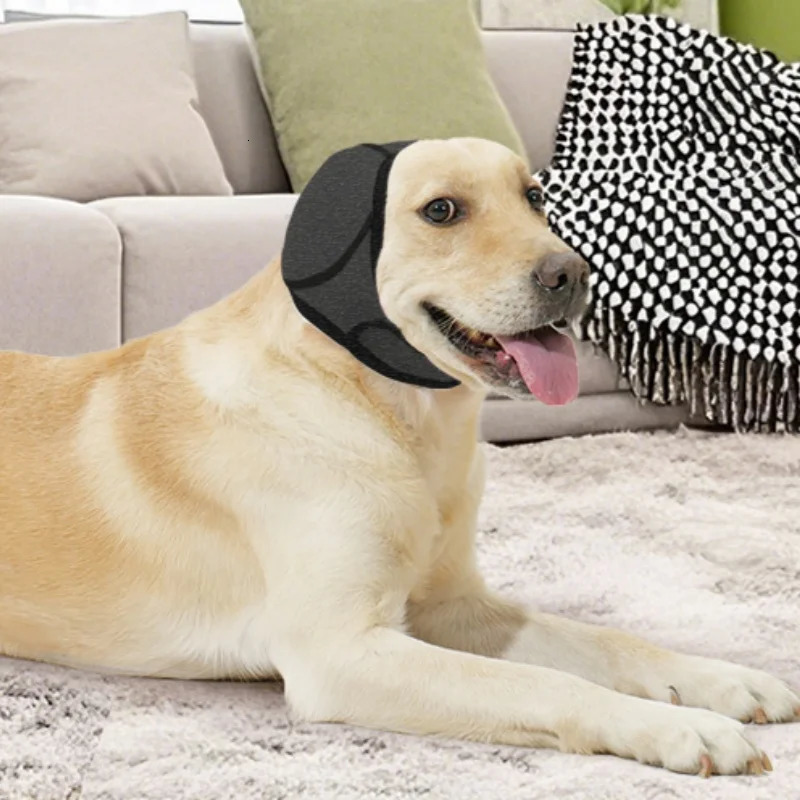 Pet dog earmuffs for summer swimming waterproof headgear noise reduction sound insulation emotional comfort and shock protection 250609