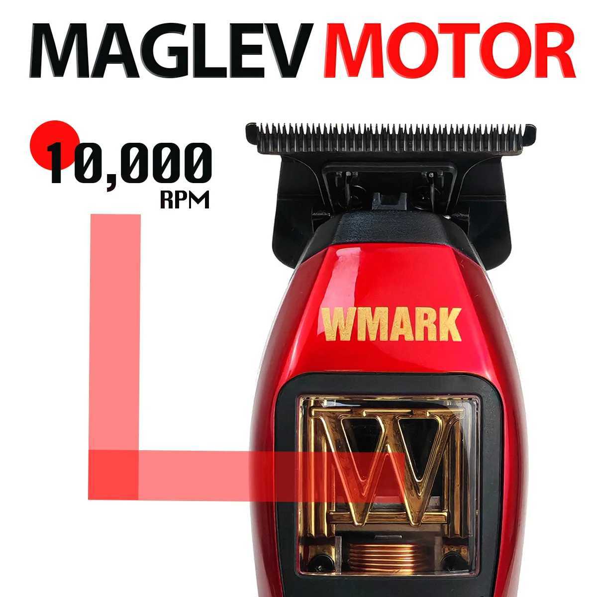 WMARK NG-X1 NG-XT1 Professional Mens Hair Clipper 10000RPM Magnetic Vector Motor High Power Hair Cutting Machine Barber Trimmer W250609